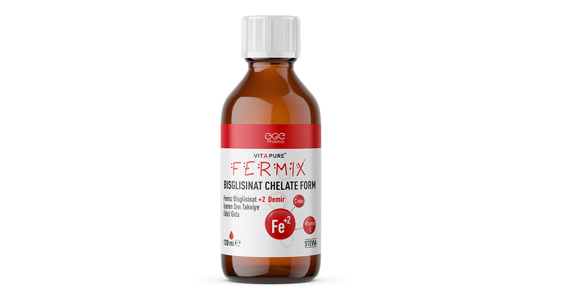 Fermix demir şurubu, fermix şurup, ege pharma, fermix